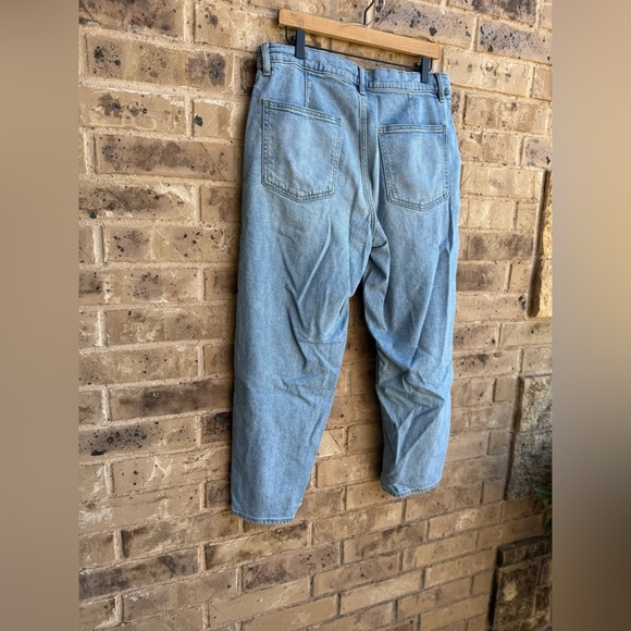 Uniqlo 64 Blue Women's Wide Straight Jeans 32 inch - Picture 6 of 11